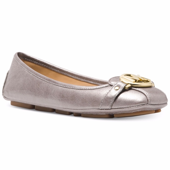 MICHAEL Michael Kors Shoes - Michael Kors Fulton Moc Ballet Flats - Champagne